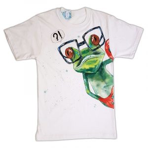 Рисувана тениска "Жаба"