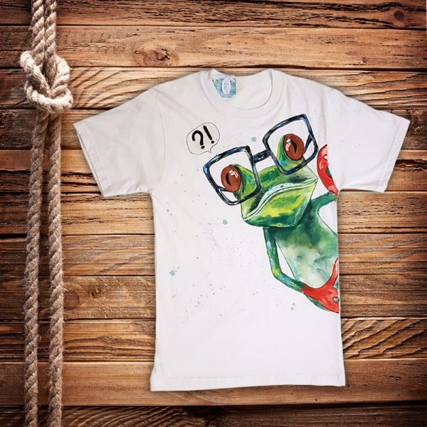 Рисувана тениска "Жаба"