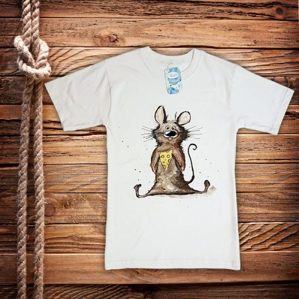 Рисувана тениска "Мишка"