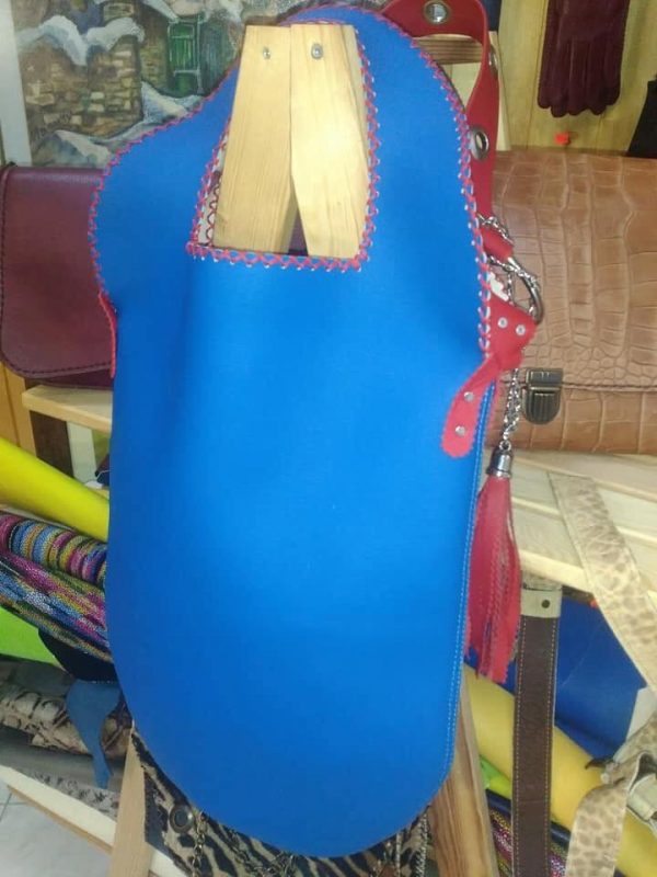 Дамска чанта - 2 лица, естествена кожа