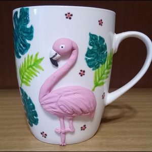 Чаша с фламинго