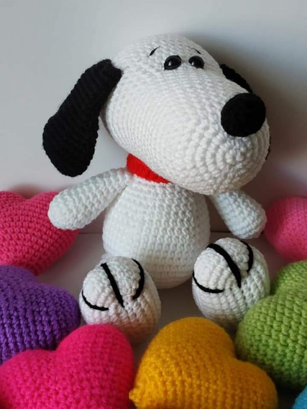 Плетени играчки - Кученце Снупи