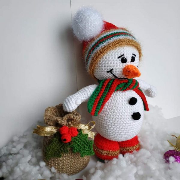 Коледна украса - "Снежен човек"