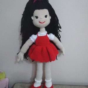 Плетена кукла 45 см