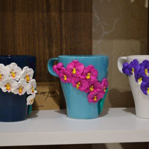 Порцеланови чаши с авторска декорация