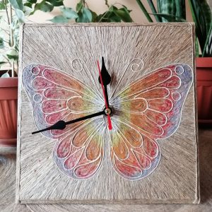 Стенен часовник "Пеперуда"