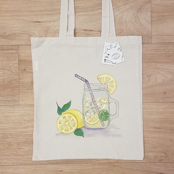 Текстилна торбичка "Лимонада"