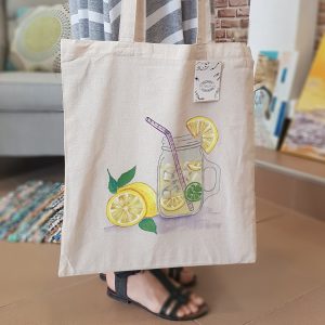 Текстилна торбичка "Лимонада"