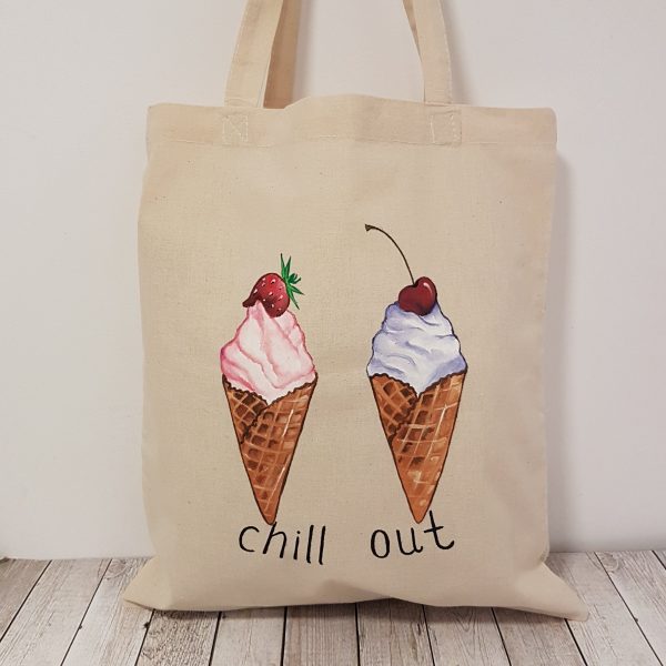 Текстилна торбичка "Ice Cream Chill out"