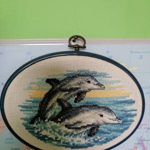 Детски мини гоблен "Палави делфинчета"