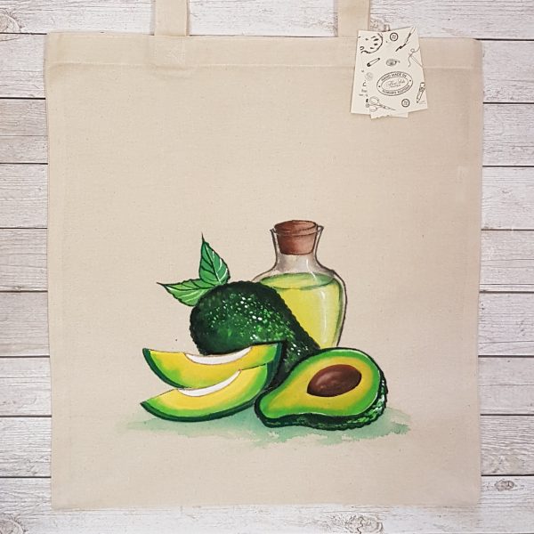 Текстилна торбичка "Авокадо със зехтин"