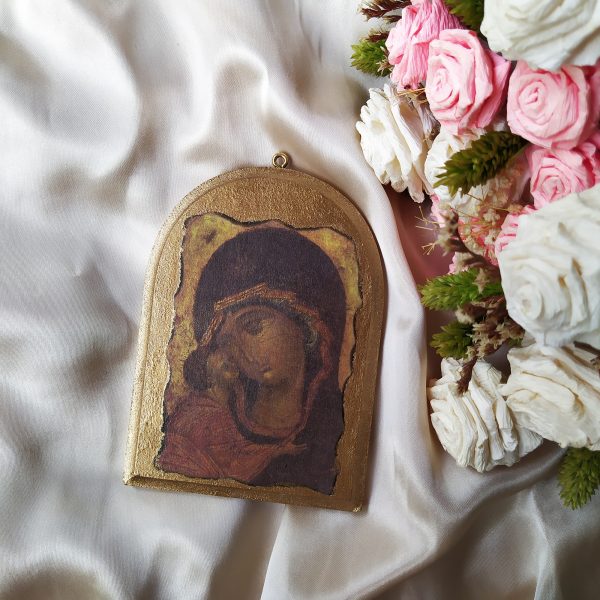 Икона Богородица с Младенеца - Умиление