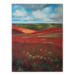 Картина с маслени бои „Маково поле“