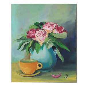 Картина с маслени бои "Чай"