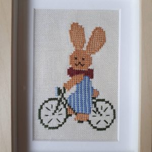 Пано - зайче кара колело