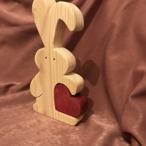 Дървена играчка Заек