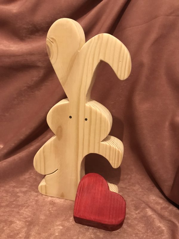 Дървена играчка Заек