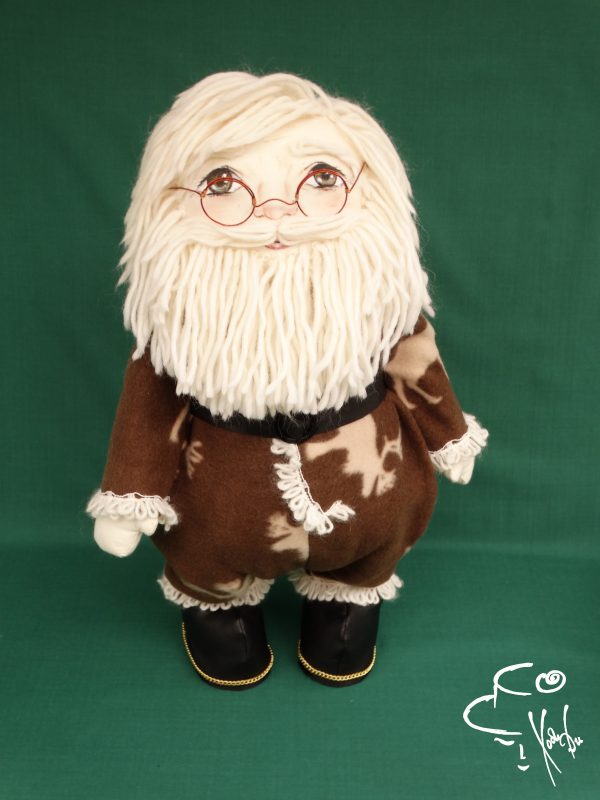 Дядо Коледа – текстилна кукла