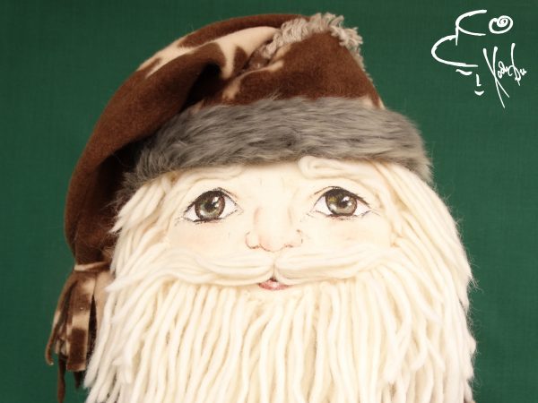 Дядо Коледа – текстилна кукла