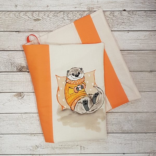 Рисувана подвързия за книга "Видра"