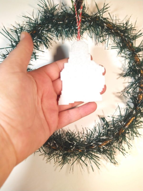 Висяща Коледна декорация със снежен човек