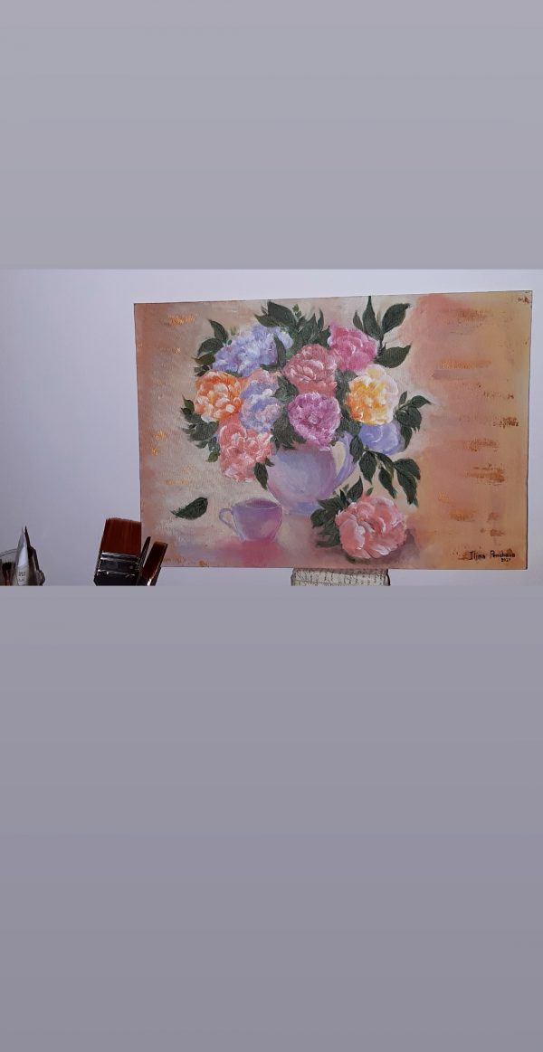 Картина с цветя