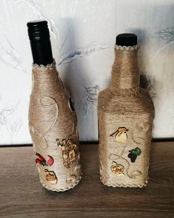 Декорирана бутилка