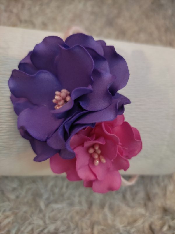 Диадема " Purple Flowers"