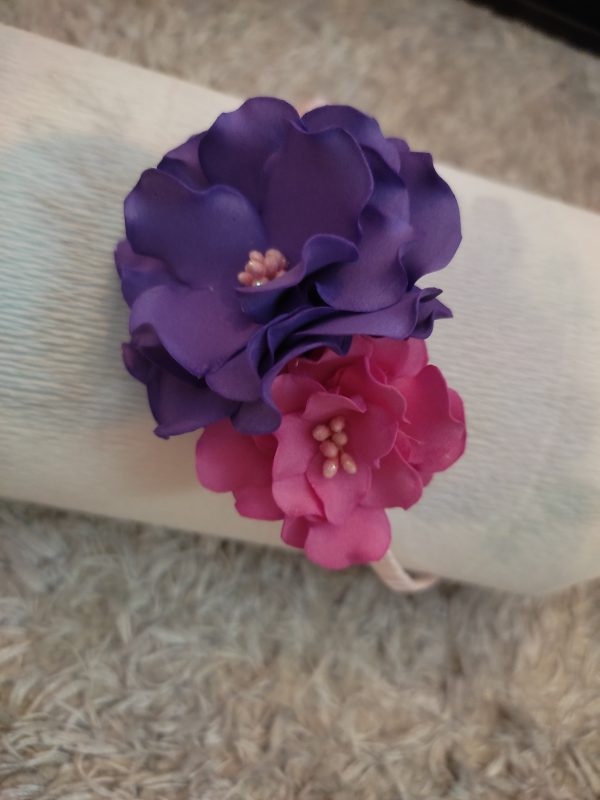Диадема " Purple Flowers"
