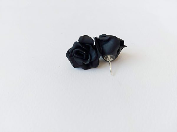 Обеци " Черни рози"