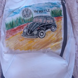 Рисувана спортна раница VW Beetle