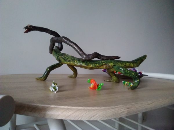 Импровизация. Крокодил и змия.