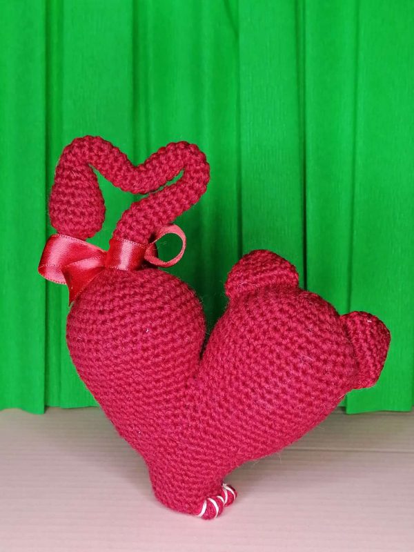 Коте Сърце червено, подарък за Свети Валентин