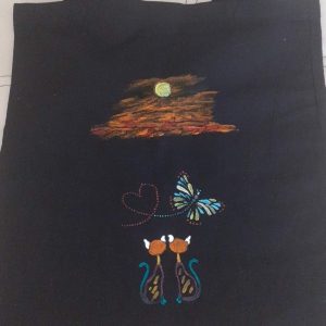 Рисувана чанта-торба