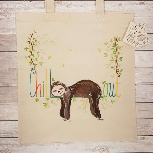 Рисувана текстилна торба "CilLout"