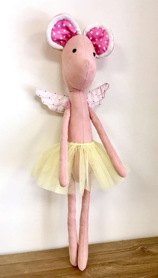Мишка ангел балерина