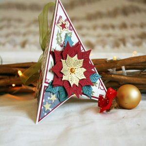 Коледна картичка/ новогодишна картичка-пирамида