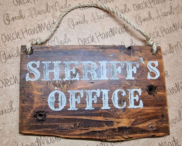 Декоративна табелка Sheriff`s Office