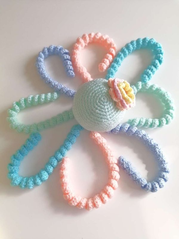 Октопод , терапевтична играчка за бебета и малки деца