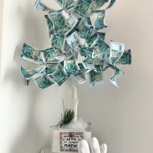 Дърво с пари за просперитет