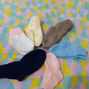 Плетени детски чорапи