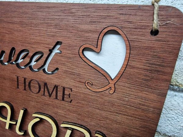 ❤️Персонализирана стойка за ключове Sweet Home❤️