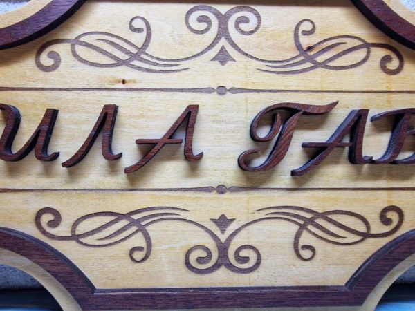 Персонализирана дървена табела за врата, за веранда, декорация