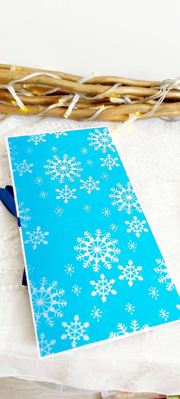 Коледна картичка-плик за паричен подарък - модел 2