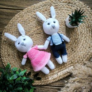 Плетена играчка зайче - Изработва се по поръчка!