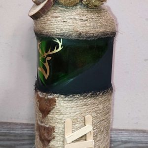 Горска, декорирана бутилка с кутия