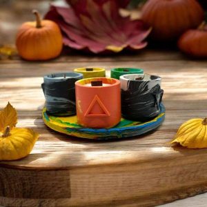 Сет от ароматни свещи „The five elements mini“ с включени пълнители