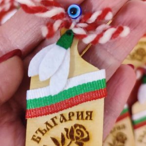 Мартенска декорация- дъскичка с магнитче