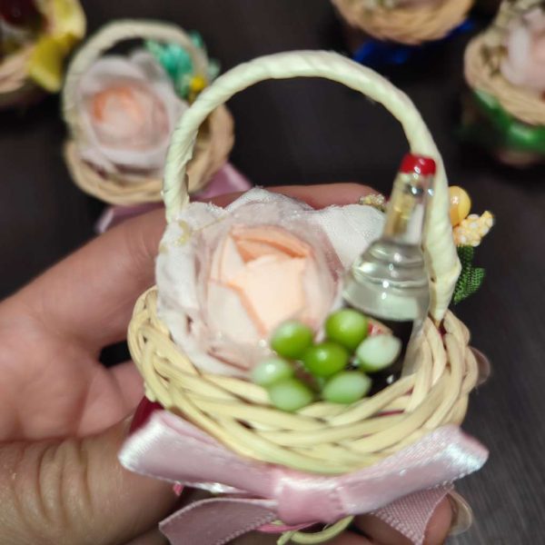 Мини цветни кошнички