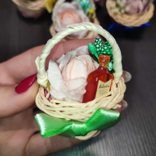 Мини цветни кошнички